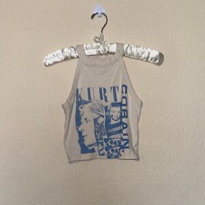 American Eagle Kurt Cobain Crop Tank Top